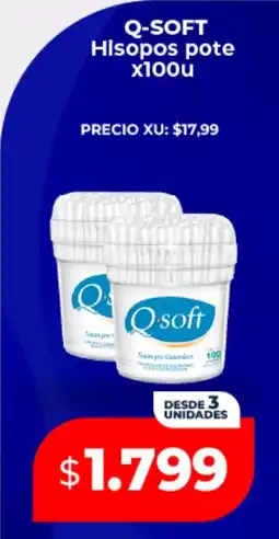 Supermayorista Vital Q-soft hisopos pote oferta