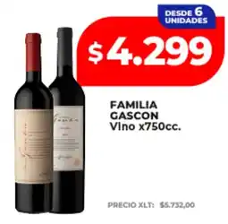 Supermayorista Vital Familia gascon vino oferta