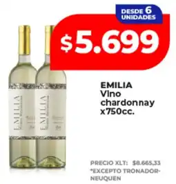 Supermayorista Vital Emilia vino chardonnay oferta