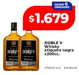 Supermayorista Vital Doble v whisky etiqueta negra oferta