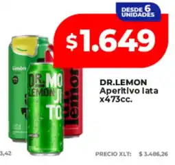 Supermayorista Vital Dr. lemon aperitivo lata oferta