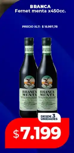 Supermayorista Vital Branca fernet menta oferta
