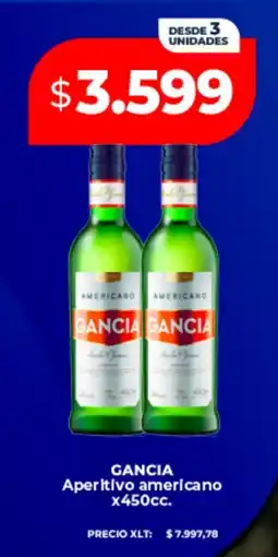 Supermayorista Vital Gancia aperitivo americano oferta