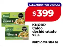 Supermayorista Vital Knorr caldo deshidratado oferta