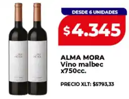 Supermayorista Vital Alma mora vino malbec oferta