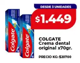 Supermayorista Vital Colgate crema dental original oferta