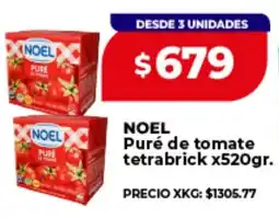 Supermayorista Vital Noel puré de tomate oferta