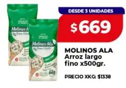 Supermayorista Vital Molinos ala arroz largo fino oferta