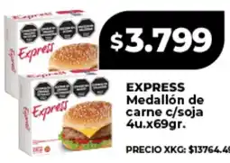 Supermayorista Vital Express medallón de carne c/soja oferta