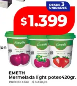 Supermayorista Vital Emeth mermelada light potex oferta