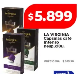 La virginia capsulas café intenso