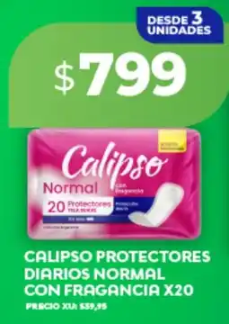 Supermayorista Vital Calipso protectores diarios normal con fragancia oferta