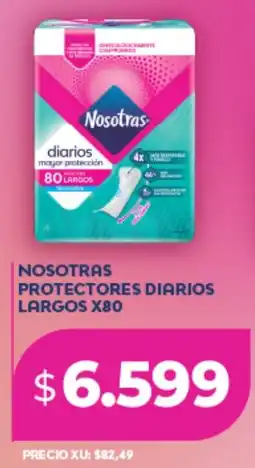 Supermayorista Vital Nosotras protectores diarios largos oferta