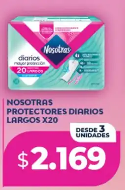 Supermayorista Vital Nosotras protectores diarios largos oferta