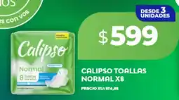 Supermayorista Vital Calipso toallas normal x8 oferta