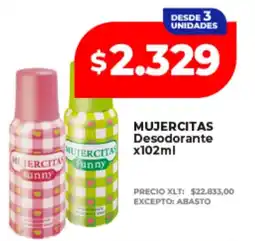 Supermayorista Vital Mujercitas desodorante oferta
