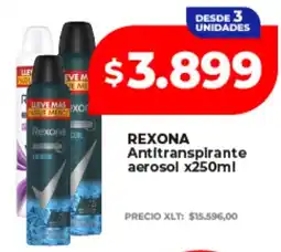 Supermayorista Vital Rexona antitranspirante aerosol oferta