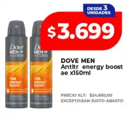 Supermayorista Vital Dove men antitr energy boost oferta