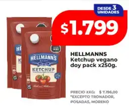 Supermayorista Vital Hellmanns ketchup vegano oferta