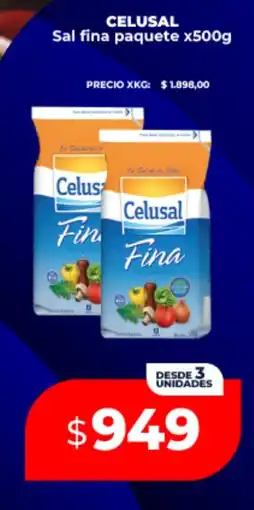 Supermayorista Vital Celusal sal fina paquete oferta