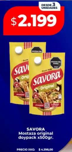 Supermayorista Vital Savora mostaza original oferta