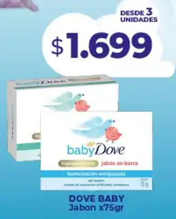 Supermayorista Vital Dove baby jabón en barra oferta