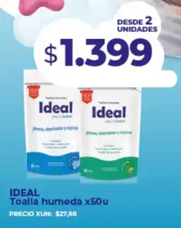 Supermayorista Vital Ideal toalla humeda oferta