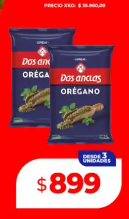 Supermayorista Vital Dos anclas orégano oferta