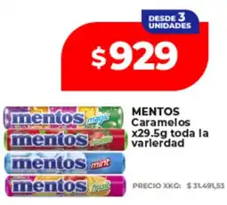 Supermayorista Vital Mentos caramelos oferta