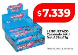 Supermayorista Vital Lenguetazo caramelo tutti frutti oferta
