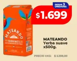 Supermayorista Vital Mateando yerba suave oferta