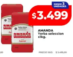 Supermayorista Vital Amanda yerba seleccion oferta