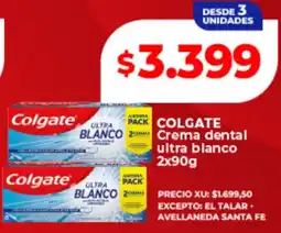 Supermayorista Vital Colgate crema dental ultra blanco oferta