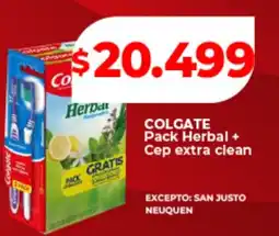 Supermayorista Vital Colgate pack herbal + cep extra clean oferta