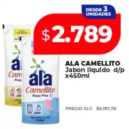 Supermayorista Vital Ala camellito jabon liquido d/p oferta