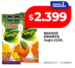 Supermayorista Vital Baggio jugo pronto oferta