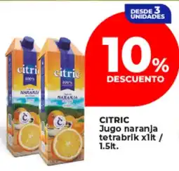 Supermayorista Vital Citric jugo naranja oferta