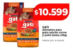 Supermayorista Vital Gati alimento para gato adulto carne y pollo oferta