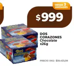 Supermayorista Vital Dos corazones chocolate oferta