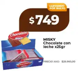 Supermayorista Vital Misky chocolate con leche oferta