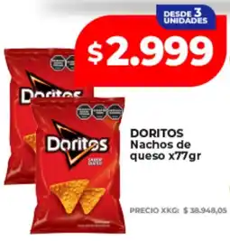 Supermayorista Vital Doritos nachos de queso oferta