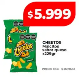 Supermayorista Vital Cheetos malcitos sabor queso oferta