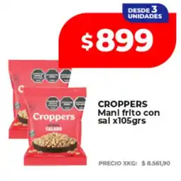 Supermayorista Vital Croppers mani frito con sal oferta