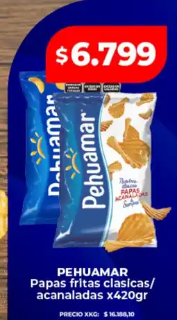 Supermayorista Vital Pehuamar papas fritas clasicas/ acanaladas oferta