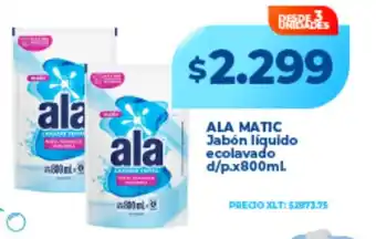 Ala matic jabón líquido ecolavado