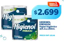 Supermayorista Vital Higienol premium papel higiénico oferta