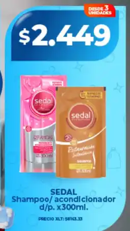 Supermayorista Vital Sedal shampoo/ acondicionador oferta