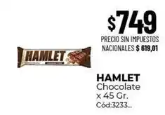 Diarco Hamlet - chocolate x 45 gr. cód:3233 oferta