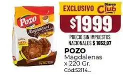 Diarco Pozo - magdalenas oferta