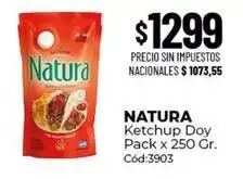 Diarco Natura - ketchup doy pack x 250 gr. cód:3903 oferta